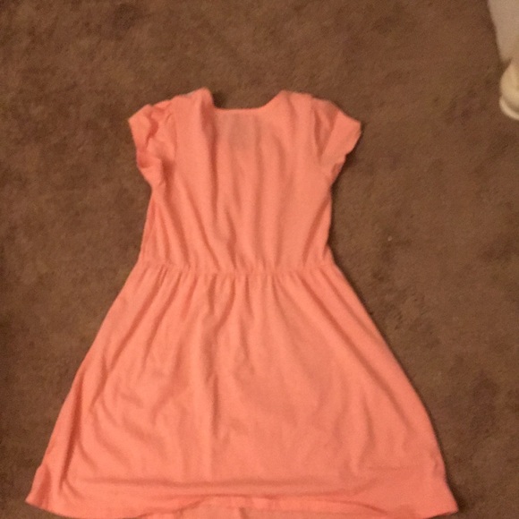 Cute Girl Orange Dress for the summer-spring. - Picture 2 of 4